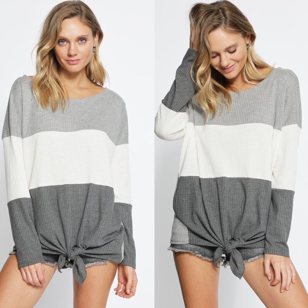 PATRICIA Color Block Top - Picture 2 of 2